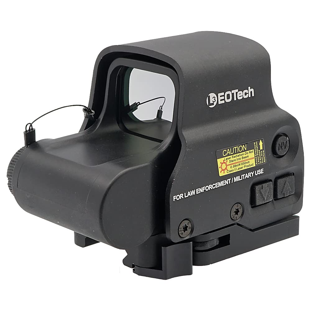 Ryohin Buhin EVOLUTION GEAR Iotek EXPS3 Gen.2 Holographic Sight Replica, High-Intensity, Ultra-Super Duralumin Dot Sight, Black/Classic (L3), Engraved