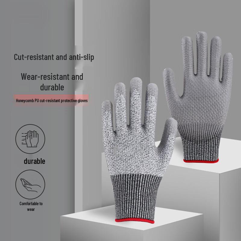 Maihanxin HPPE Level 5 Cut Resistant Gloves L
