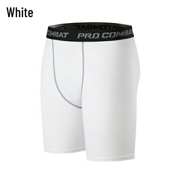 Men’s Elastic Compression Sports Shorts: Quick-Dry Basketball & Running Tights