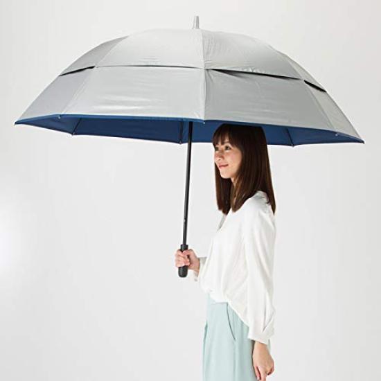 UV for both sunny and rainy light heat golf strong wind long straight large cool umbrella Men's parasol, protection, days, blocking, blocking,