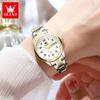 OLEVS 5567 Luxury Women's Quartz Watches Digital Scale Dual Calendar Original Watch for Womean Stainless Steel Ladies Wristwatch