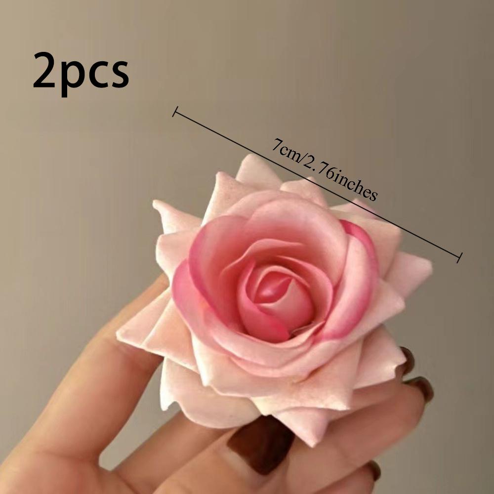 

2pcs Butterfly Orchid Simulation Flower Decoration - Simulation Butterfly Orchid Hair Accessories for Brides, Vacations,Parties