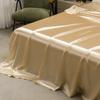 Satin Sheet and Pillowcase Set Smooth Bed Sheet Sets for Summer Satin Silk Flat Sheet With Pillowcase Includes Flat Sheet