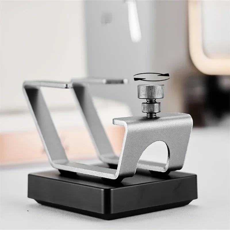 Coffee Portafilter Holder Adjustable Coffee Electronic Scale Weigh Holder Fits 51/53/58mm Espresso Portafilter Weighing Bracket