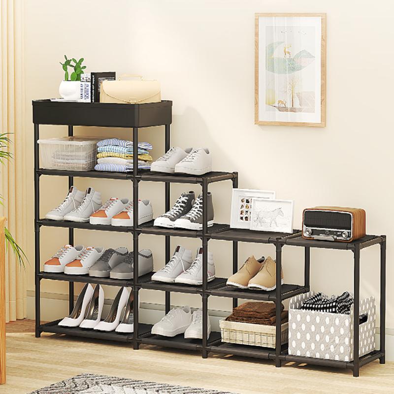 Diy Trapezoidal Shoe Rack Storage Rack Storage Rack Any Combination Of Multifunctional Storage Rack Shoe Cabinet Assembly Shoes