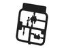 PLUM scale 201 series running kit B with underfloor equipment and seats for Saha unpainted assembly plastic PP116 1/80 201, kit,