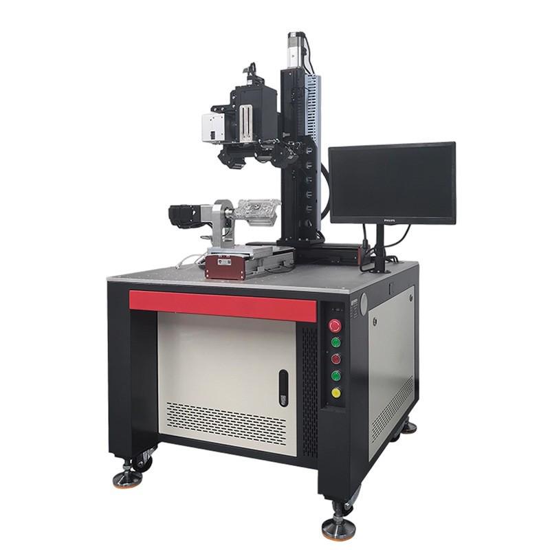 Fully Automatic Laser Marking Machine for Metal, Plastic, and Glass - Large Engraving, Logo Customization, and Pattern Coding