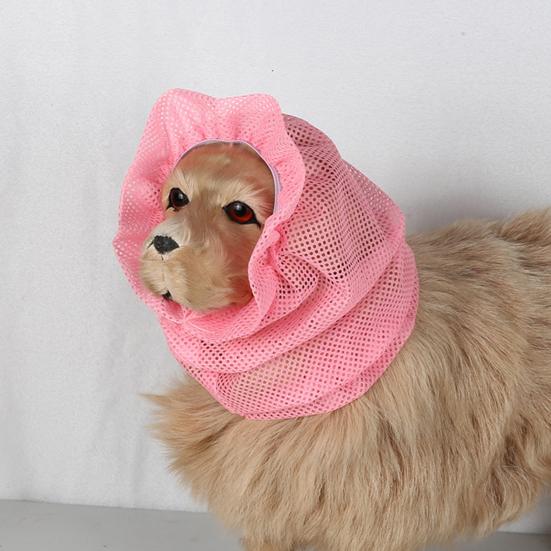 Ochrona uszu Nauszniki dla psa Oddychająca Szybkoschnąca Siateczkowa Tkanina Kapelusz dla psa Lęk
