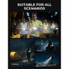 500 Lumens Running Lights for Runners with Reflective Straps, 7 Modes & 45° Adjustable Running Light, IPX4 Waterproof Chest Running Light Vest for