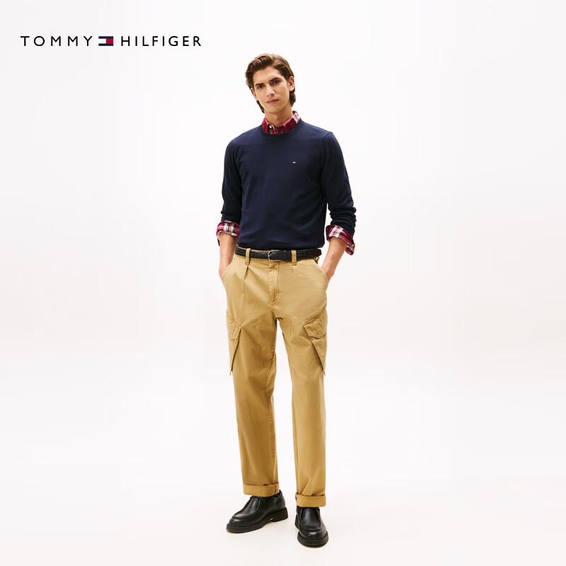 Tommy Hilfiger Cotton Crewneck Pullover Sweater