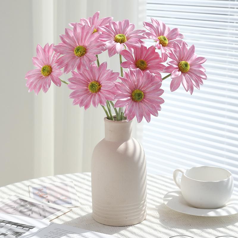 1 Svazek Hedvábná Gerbera Svatba Domácí Dekorace Umělé Květiny Domácí Dekorace Slunečnice Umělé Květiny