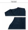 Autumn/Winter Children's Cotton Knit V-Neck Sweater Vest - College Style, Solid Color