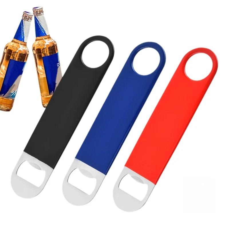 1PC Stainless Steel Beer Opener Multifunctional Quick Open Soda Pop Cap Wrench Colorful Plastic Dip Kitchen Bar Accessories