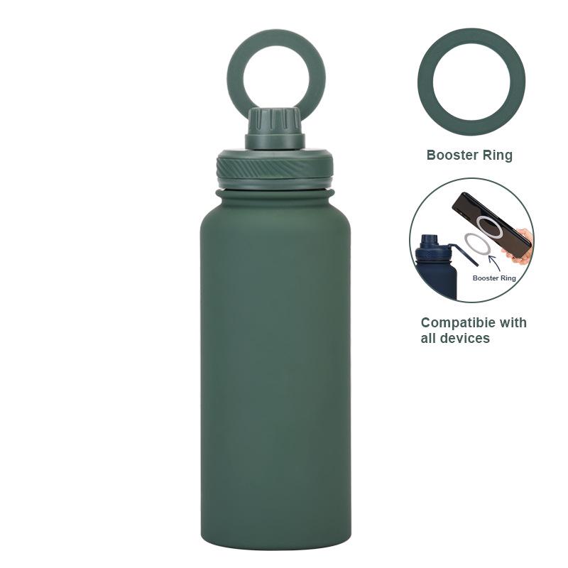2026 Magnetic Mobile Phone Holder & 1L Stainless Steel Insulated Sports Water Bottle