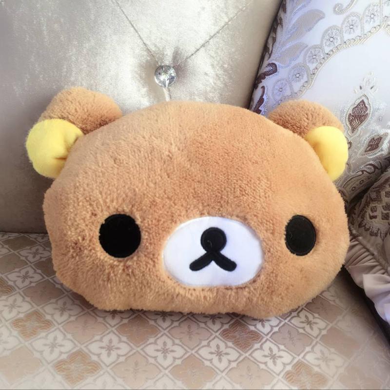 Kawaii Rilakkuma Jucărie de Pluș Pernă Pui Kiiroitori Cuplu Ursuleț de Pluș Rilakkuma Păpușă Umplută Rilakkuma Perna Încălzitor de Mâini Cadou