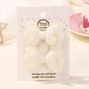 2Pcs Candy Colored Hair Clip Se Double Layered Bow Cute Bangs HairPin Cotton Safe Children's T for Girls Hair Accessories