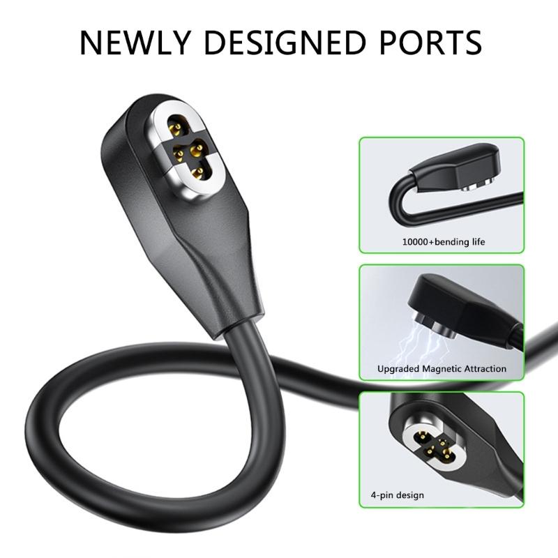 Charging Adapters Replacement USB Charging Cord Earphone Magnetic Charging Converters for SHOKZO penSwimPro S710