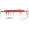 Red Party Tent 1200 X 300 X 255 Cm PE and Steel