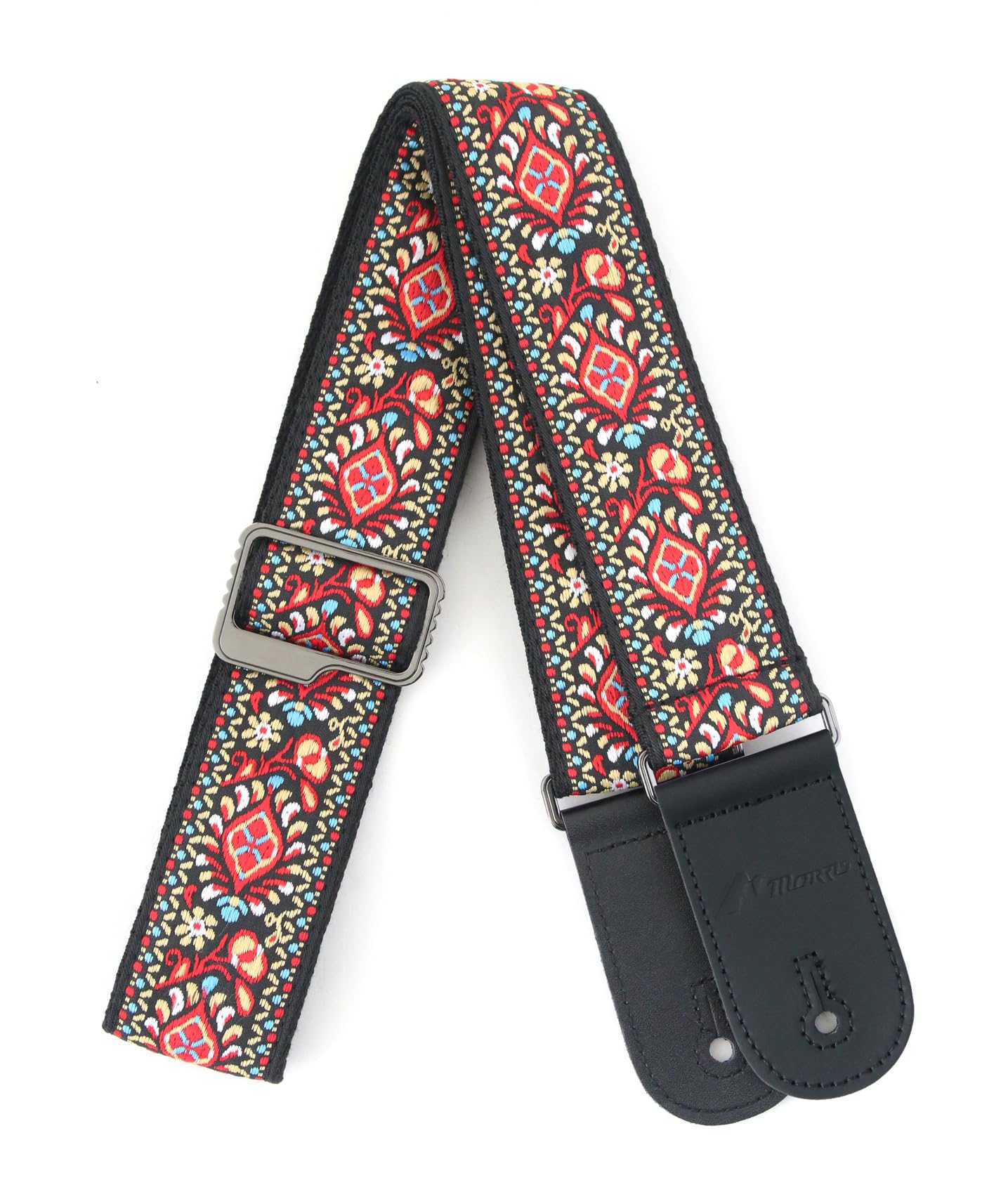 Morris Red Guitar Strap MS04-02