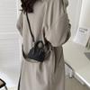 PU Leather Mini Crossbody Bag Korean Style Shell Bag Fashion Shoulder Bag  Girls