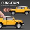 1/24 Scale TOYOTA FJ Cruiser Off-Road SUV Alloy Metal Diecast Model Car High Quality Decorative Trendy Ornaments Gifts Box for Friend