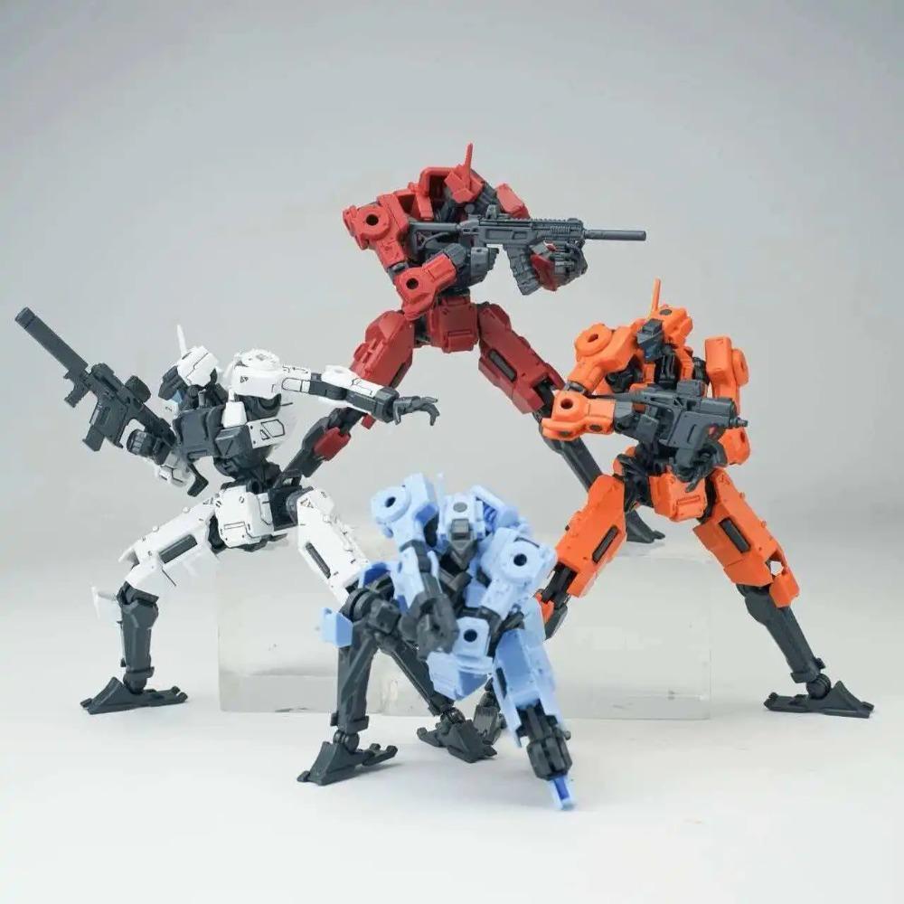 Sheik Festland 3MIN Projekt A 1/18 Swift Wolf Angriffs-Mecha, Baubar Gelenkige Actionfigur Modellbausatz Mehrfarbige Optionen