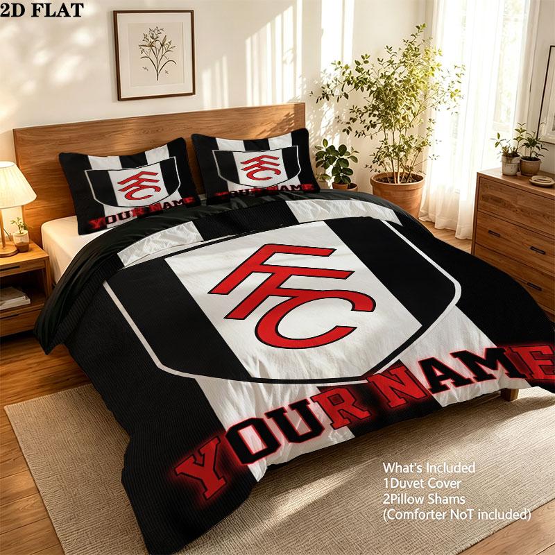 Custom Fulham Bedding Quilt Set Quilt Cover Pillowcase Home Decoration Birthday Gift (1 * duvet cover + 2 * pillowcase, without core)