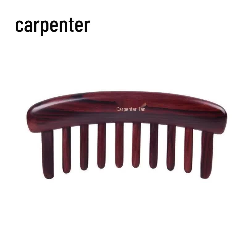 Tan Mujiang Natural Rosewood Massage Comb
