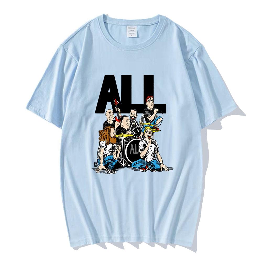 All Band Heavy Mental T-shirt Short Sleeve Men Women Summer Tshirts Cotton Soft High Quality Unisex Streetwear Tee-shirt Fashion