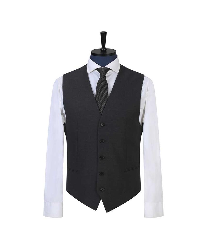 Sieg W100 Twill 5-Button Suit Vest (Pjvah3006)