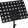 Adjustable Height Folding Music Stand, Compact, Lightweight, Portable Music Stand for Laptops, Tablets, and More