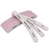 10Pcs Nail File 80/80 100/100 100/180 Curved Nail Buffer Double-Sided Emery Board Nail Buffering Files Washable Grey Buffer