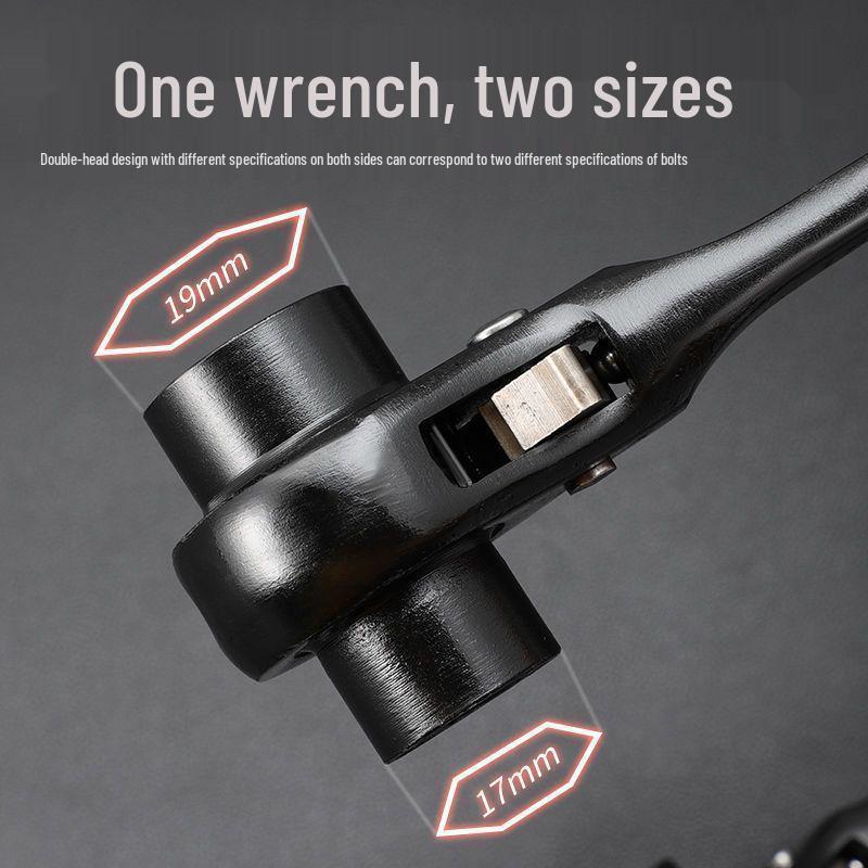 Vändbar Multifunktionsspärrnyckel & Torxhylsnyckelsats