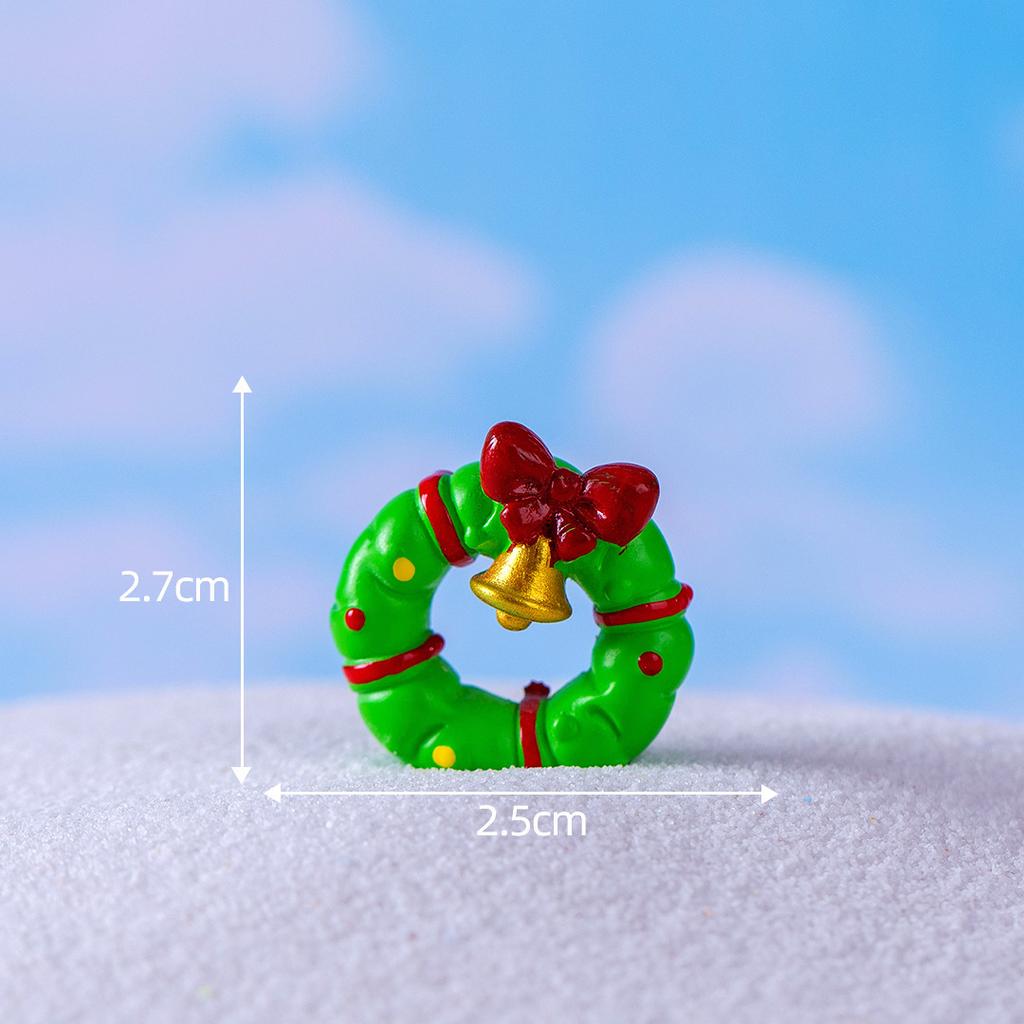 Micro-landscape Santa Claus Snowman DecorationsCrystal Ball Hanging Accessories Christmas Small Ornaments