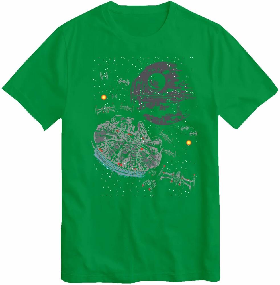 Epic Space Battle Unisexs T Shirt Unisex Shirt Nerd Geek Top Space Themed Top S