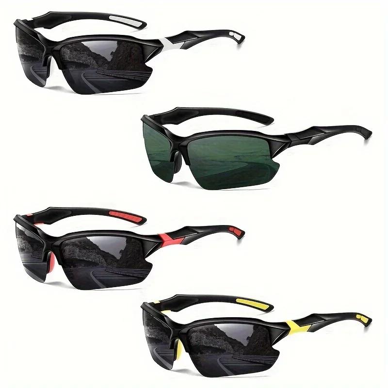 Men's and Women's Sports Glasses, Outdoor Polarized Fashion, Windproof, Suitable for Running, Fishing, Golf, and Driving