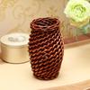 Hand Woven Flower Vase DIY Flower Arrangement Office Desktop Ornaments Imitation Vine Home Living Room Art Decorations