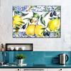 Modern Lemons And Olives Canvas Painting Wall Art Yellow Lemon Posters and Prints for Living Room Kitchen Wall Decor Cuadros