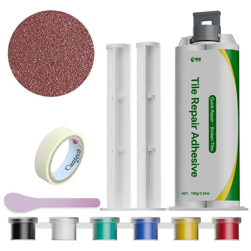 Tile and Marble Repair Compound, Floor Tile Grout, Epoxy Resin AB Adhesive, Adhesive for Filling Holes and Cracks