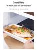 Smart Flatbed Microwave: Compact All-in-One Lightwave Oven with Micro-Steam-Bake, Timer, and Reservation Features