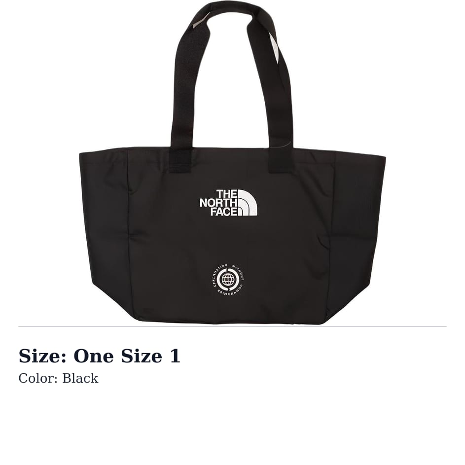 The North Face Tragetasche, Einkaufstasche, Handtasche, Umhängetasche, Outdoor-Tasche Polyester Schwarz Unisex NF0A81D9JK3