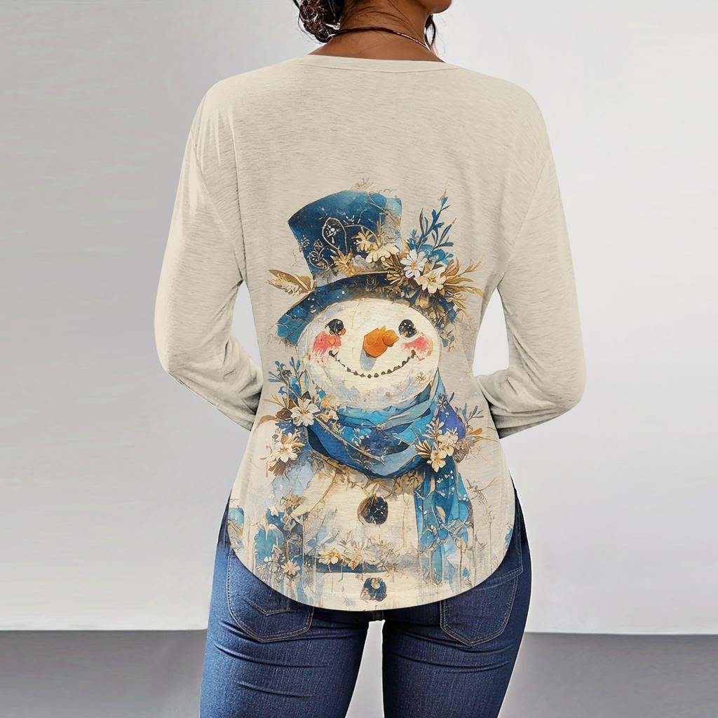 Tee Shirts For Women Fall Casual Long Sleeve Shirts Sweatshirt Vintage Graphic Printing Top Pullover Valentine's Day