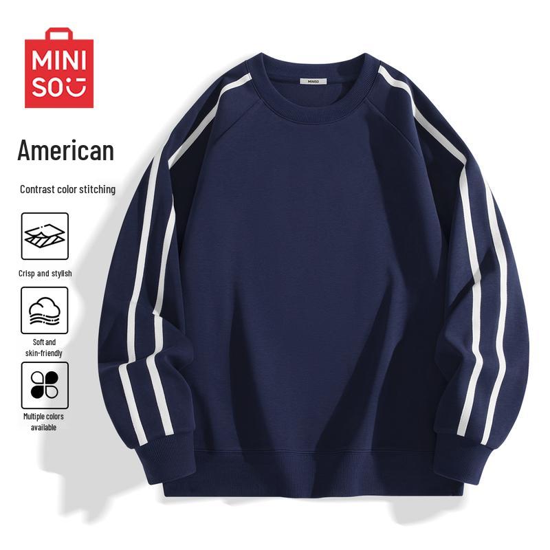 MINISO Men s Basic Crew Neck Sweatshirt 2XL