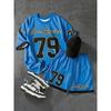 Heren Casual T-shirt Korte Mouw Korte Broek Set