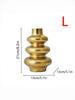 Modern Round Ceramic Vase Flower Arrangements Living Room Dining Table Decoration Abstract Gold Silver Irregular Vase Home Decor