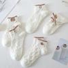 5 Pairs/set Cartoon Casual Breathable Spring Summer Autumn Women Girl Invisible Ankle Low Tube Boat Socks Boat Socks