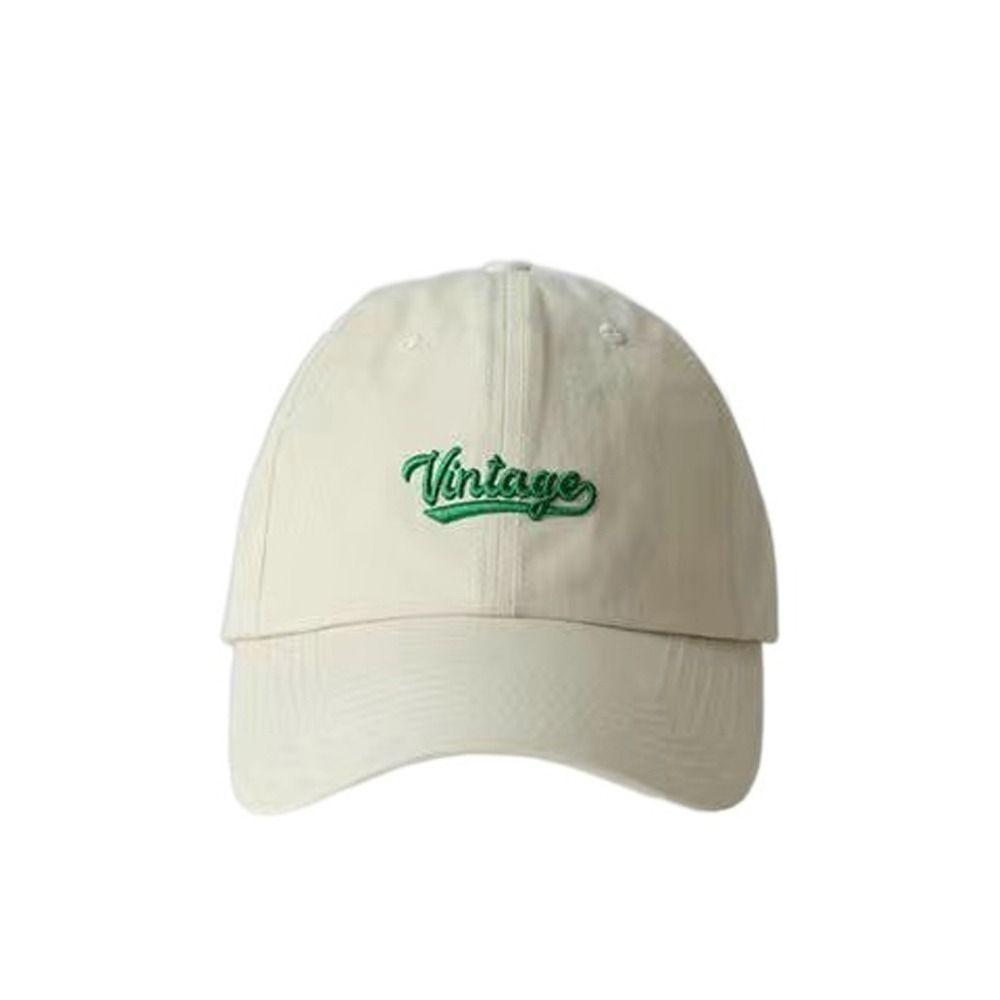 Cotton Outdoor Sun Hat Sun Protection Peaked Cap Adjustable Embroidery Letter Baseball Cap  Sports