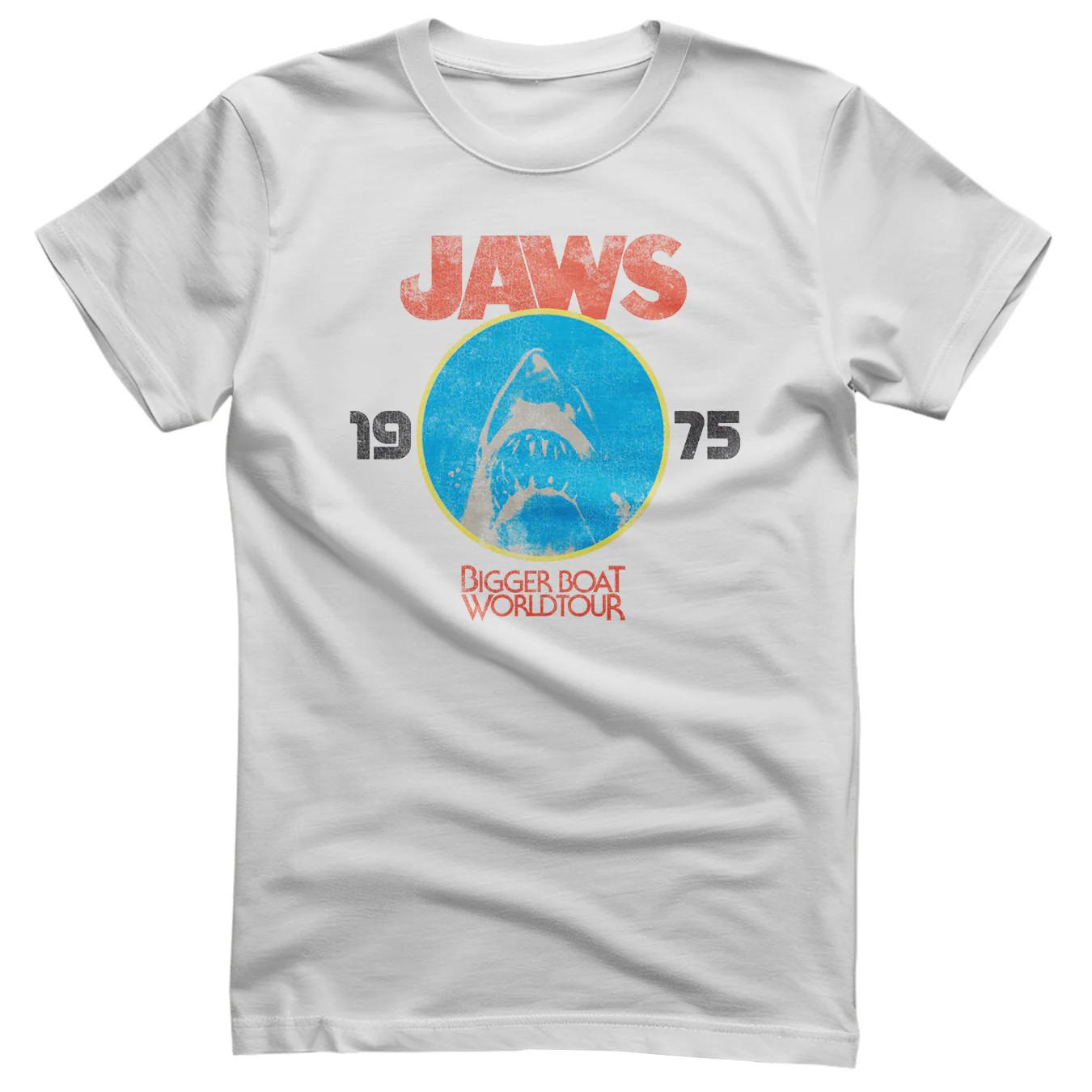 Officially Licensed JAWS Bigger Boat Tour Mens T-Shirt S