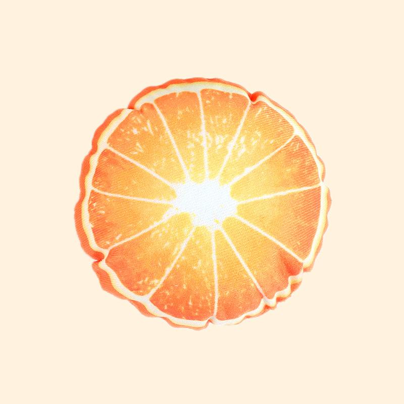 

New Pet Sound Paper Fruit Series Plush Toys Grinding Teeth Resistant Dog Toys Pet Supplies оранжевый