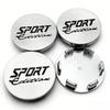 4pcs Sport Edition Logo Emblem Badge Car Wheel Center Caps 51MM Clips 46MM Rim Hubcaps Dust Cover Wheels Hub Cap Car Accessories